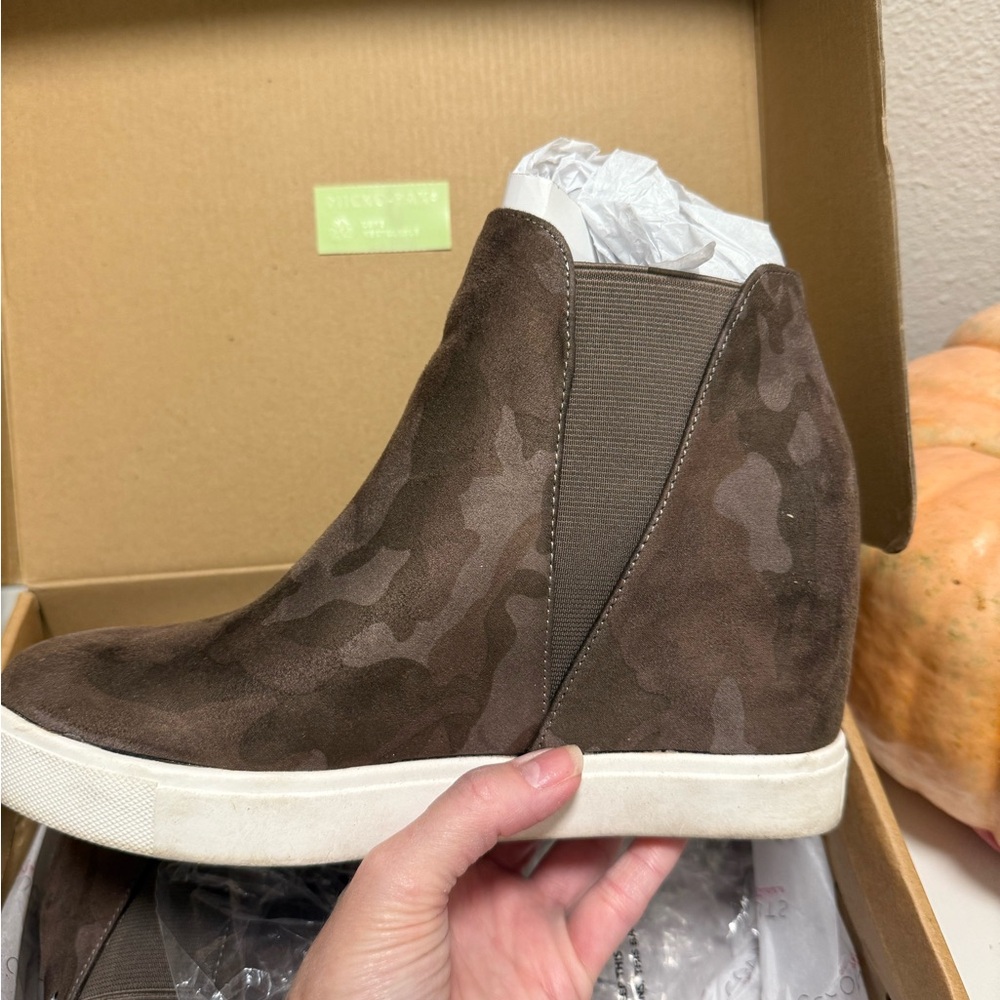 Coconuts by Matisse Brown (Camo) Wedge Sneakers
